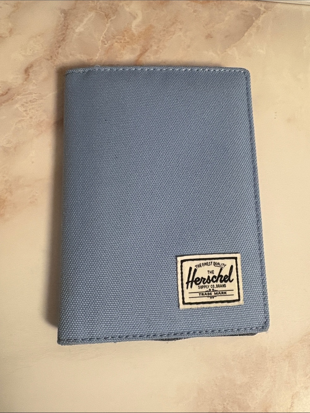 Herschel Light Blue Passport Holder RFID